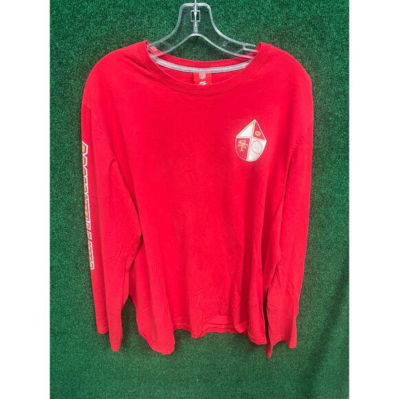 Nike San Francisco 49ers 90's Red 2XL Sweatshirt UNISEX NFL - Picture 1 of 8